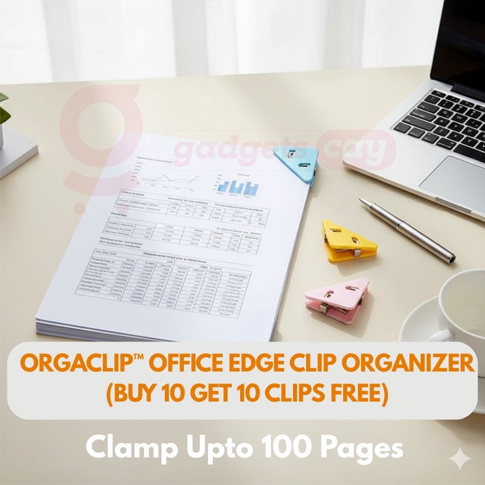 OrgaClip™ Office Edge Clip Organizer (Buy 10 Get 10 Clips Free)