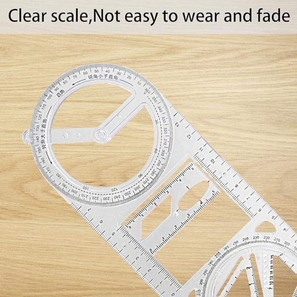 Multipurpose Geometric Ruler (Buy 1 Get 1 Free)