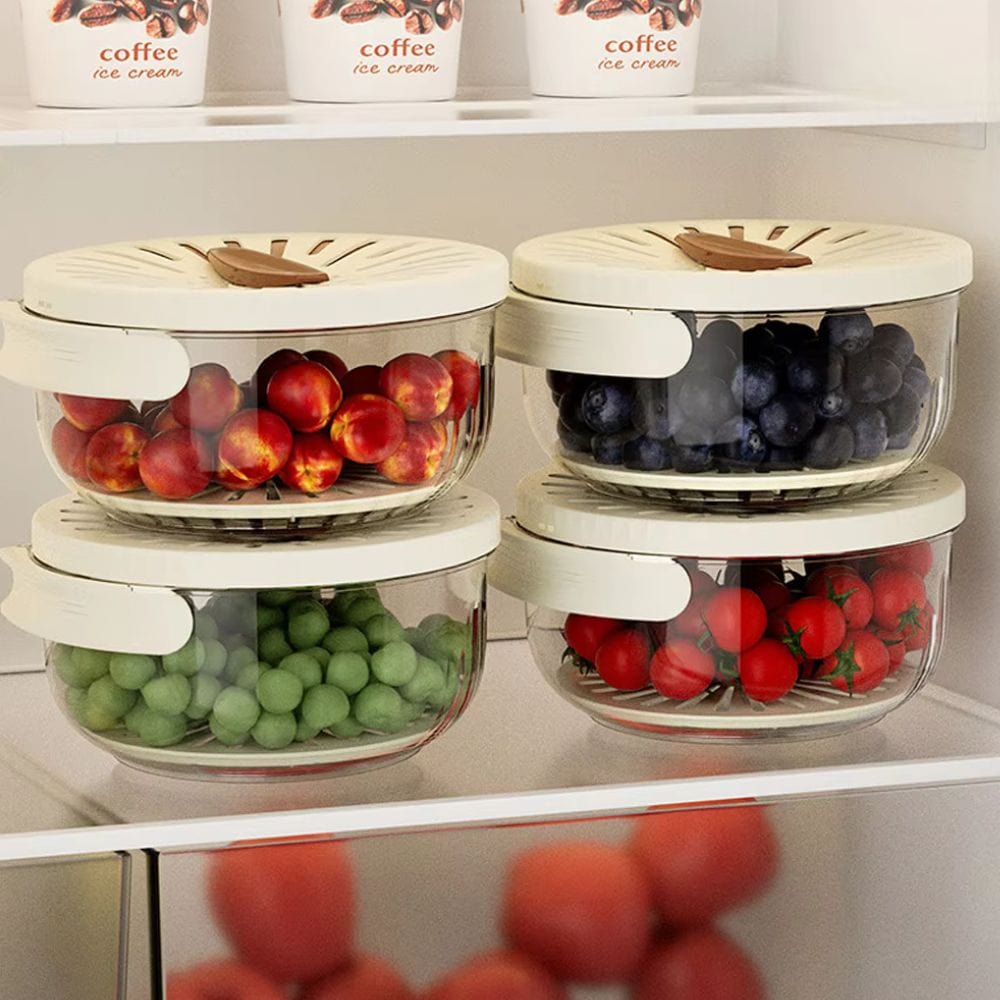 Multifunctional Fruit & Vegetable Drainer Bowl