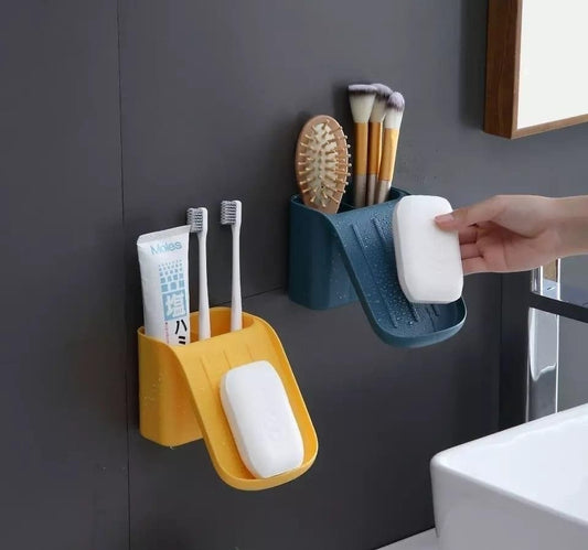 2 In 1 Soap & Toothpaste Holder - GadgetsCay