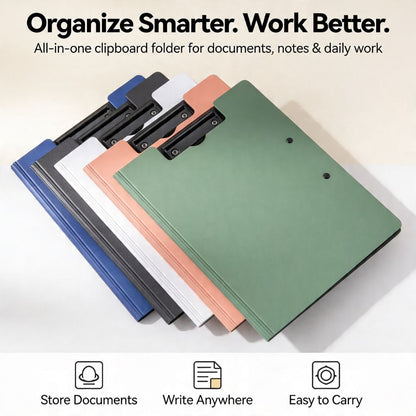 DocuFlex™ 360° A4 Organizer Pad File Folder (Dual Clip)