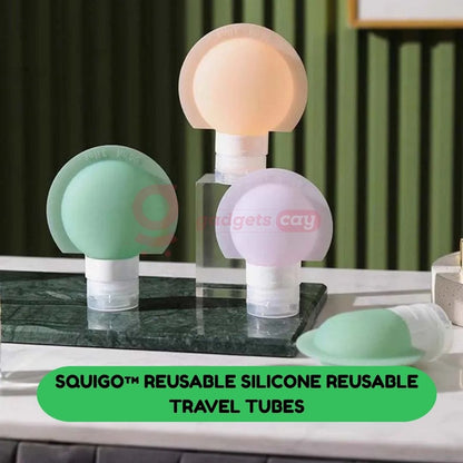 SquiGo™ Reusable Silicone Reusable Travel Tubes (Buy 3 Get 3 Free)