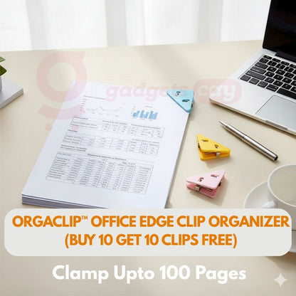 OrgaClip™ Office Edge Clip Organizer (Buy 10 Get 10 Clips Free)