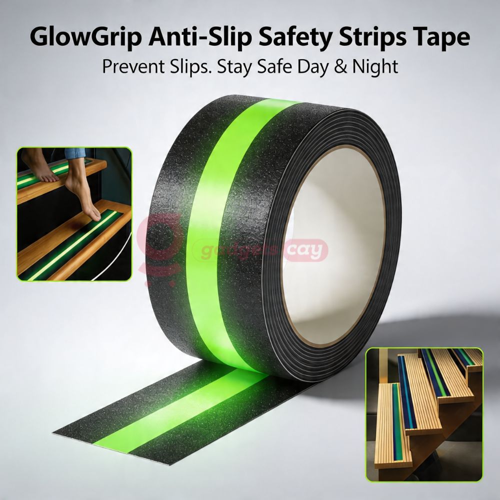 GlowGrip Anti-Slip Saftey Strips Tape (45 CM X 5 Meter)