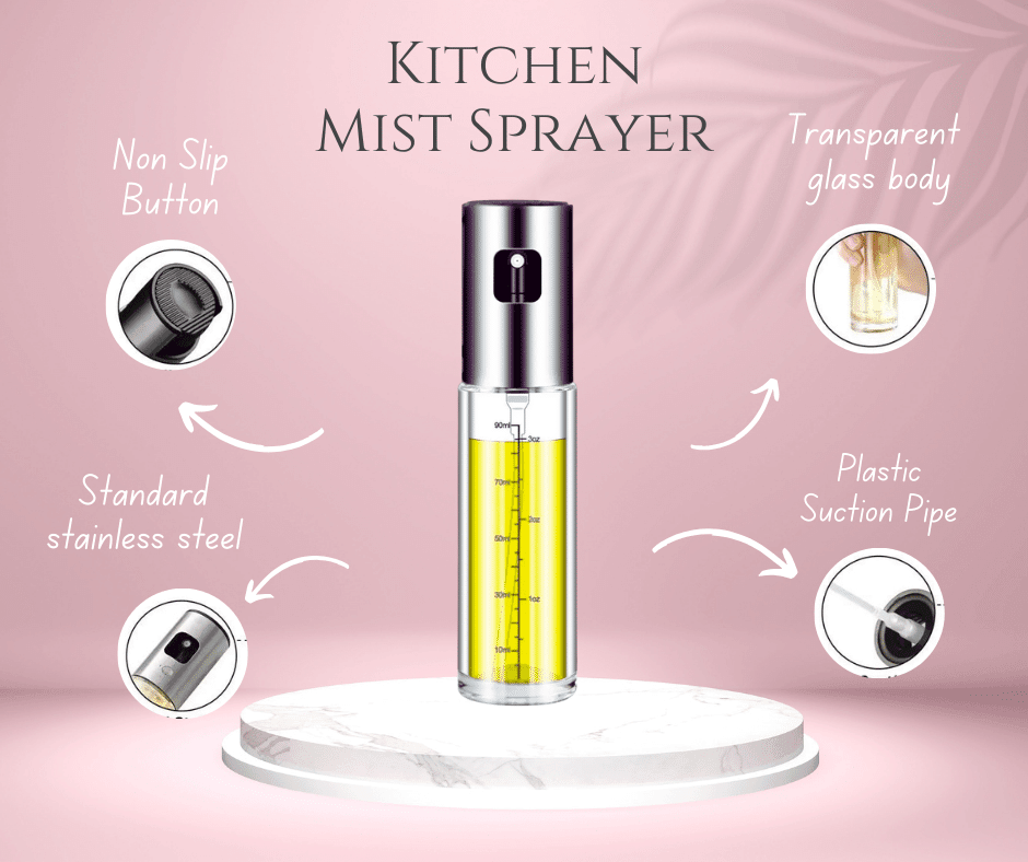 Glass Mister Dispenser Spray Bottle (100ML)