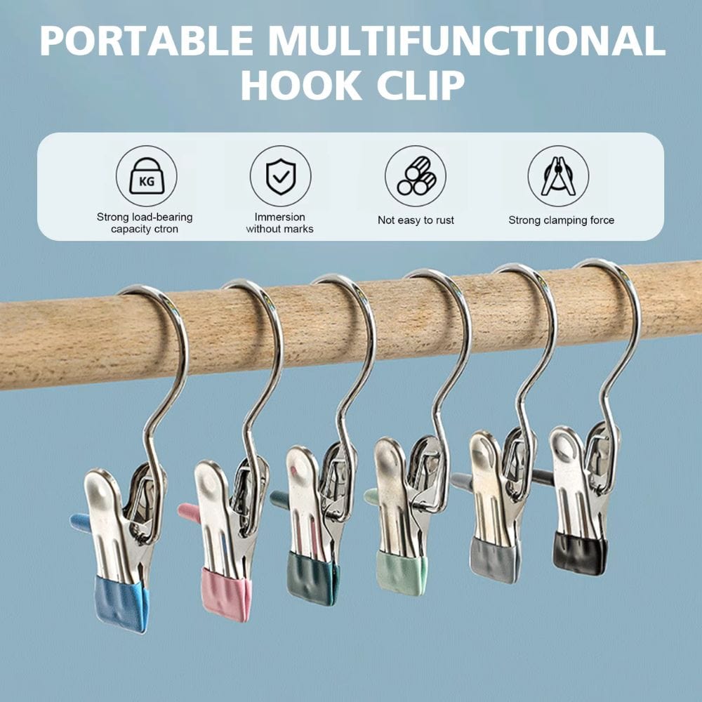 Space Saving Clothespin Hook