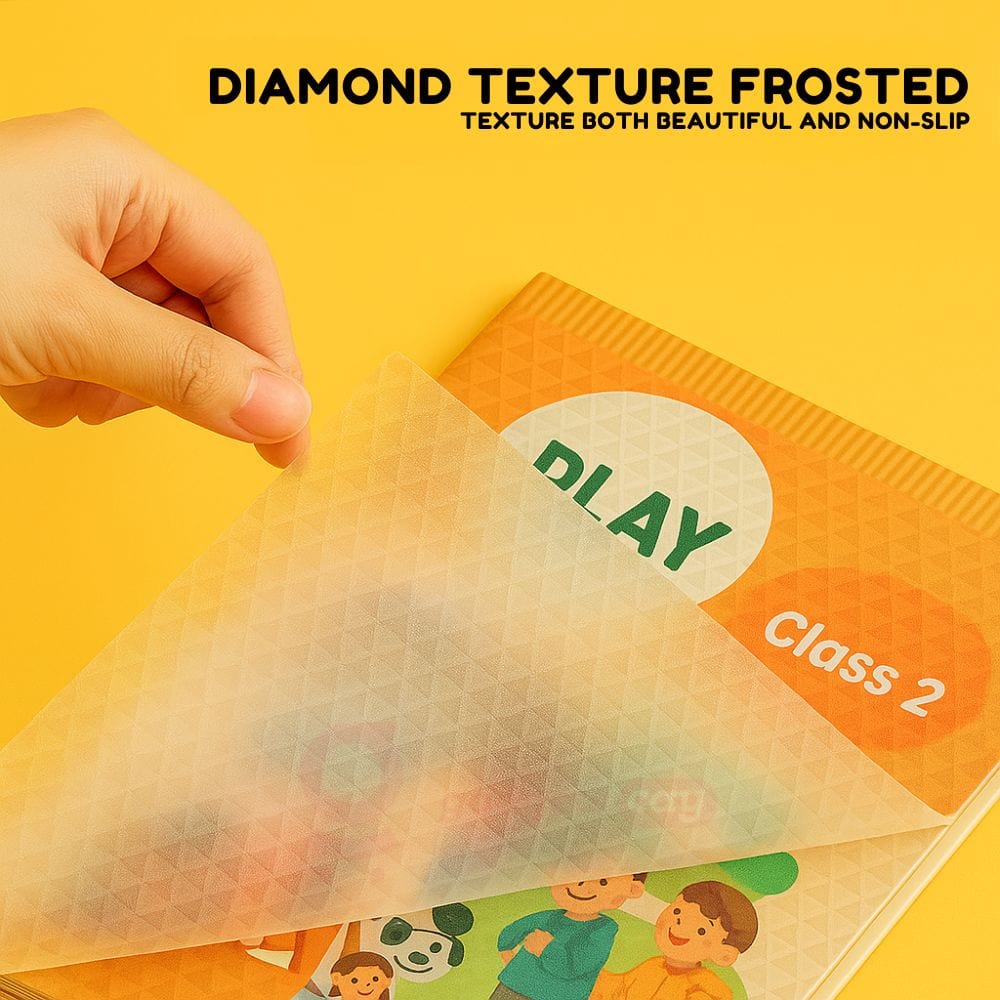 Self Adhesive Transparent Book Cover (Pack Of 30)