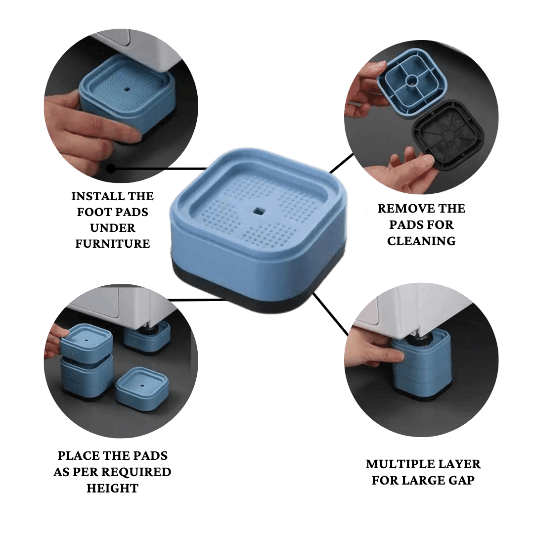 VersaLift Stacking Riser Set (Pack Of 4)