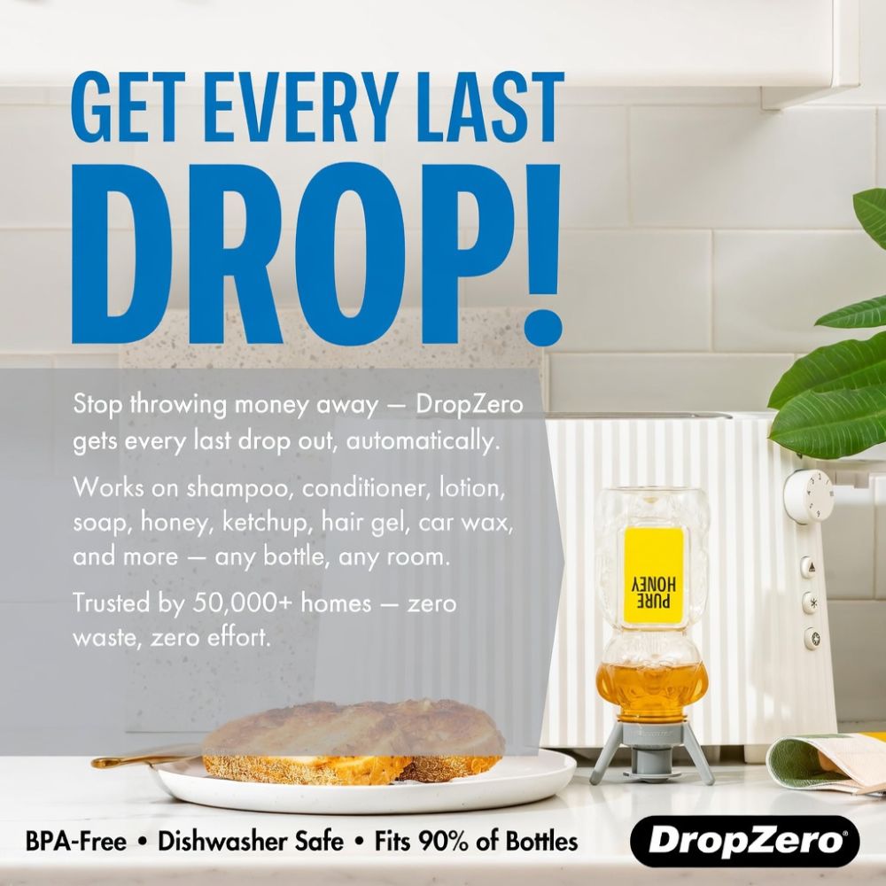 DropZero — Zero-Waste Bottle Kit | Works on Any Bottle | Pack Of 6