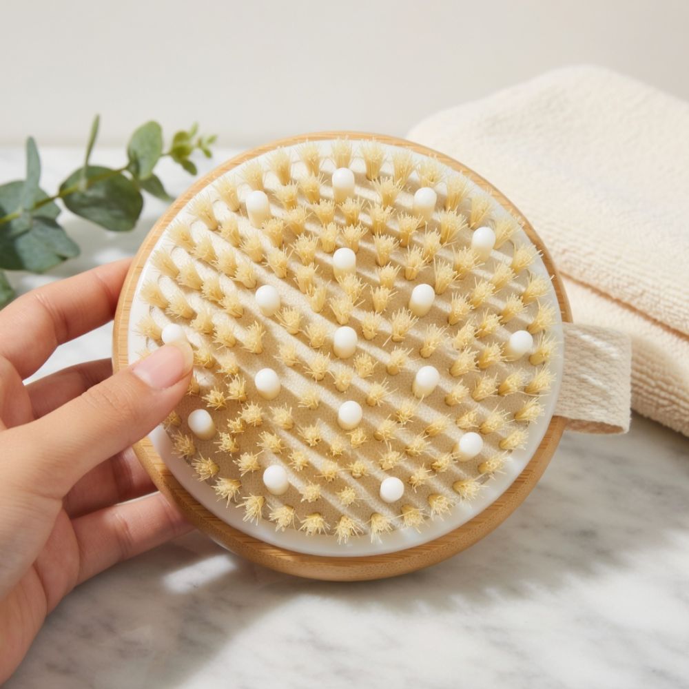 GlowRitual™ Wooden Body Scrub Brush