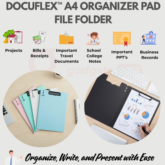 DocuFlex™ 360° A4 Organizer Pad File Folder