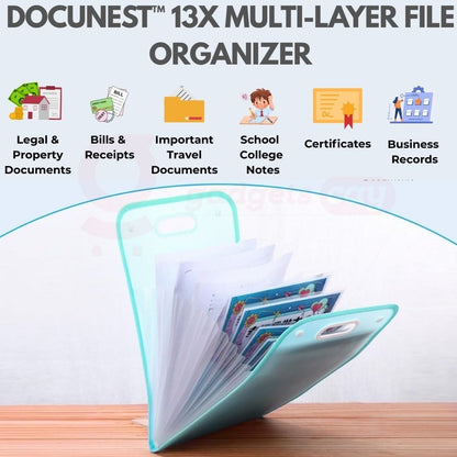 DocuNest™ 13X Multi-Layer File Organizer (Buy 1 Get 1 Free)