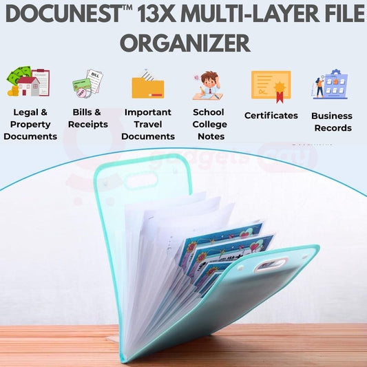 DocuNest™ 13X Multi-Layer File Organizer (Buy 1 Get 1 Free)