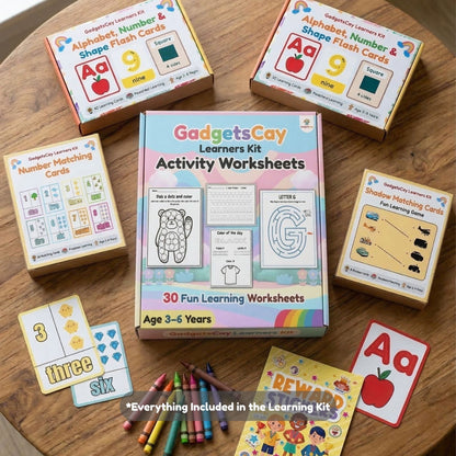 GadgetsCay 90+ Learning Activities Kit for Kids (Age 3–6)