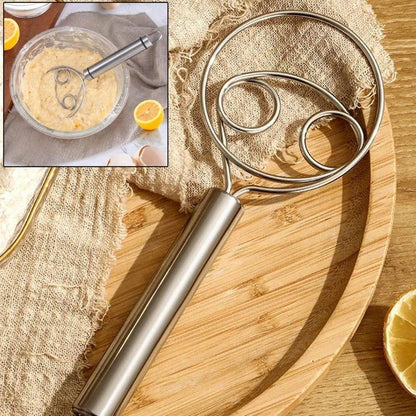 Kitchen Combo (Dough Wishker +Silicone Strainer+Stainless Steel Straws+ Jar Shaped Pouch)