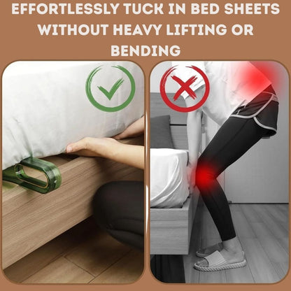 2-in-1 Mattress Raiser & Sheet Tucking Tool (Pack Of 2)