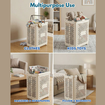 TidyNest Foldable Laundry Basket