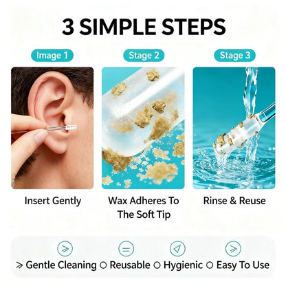 WaxAway Silicone ReUsable Ear Cleaner