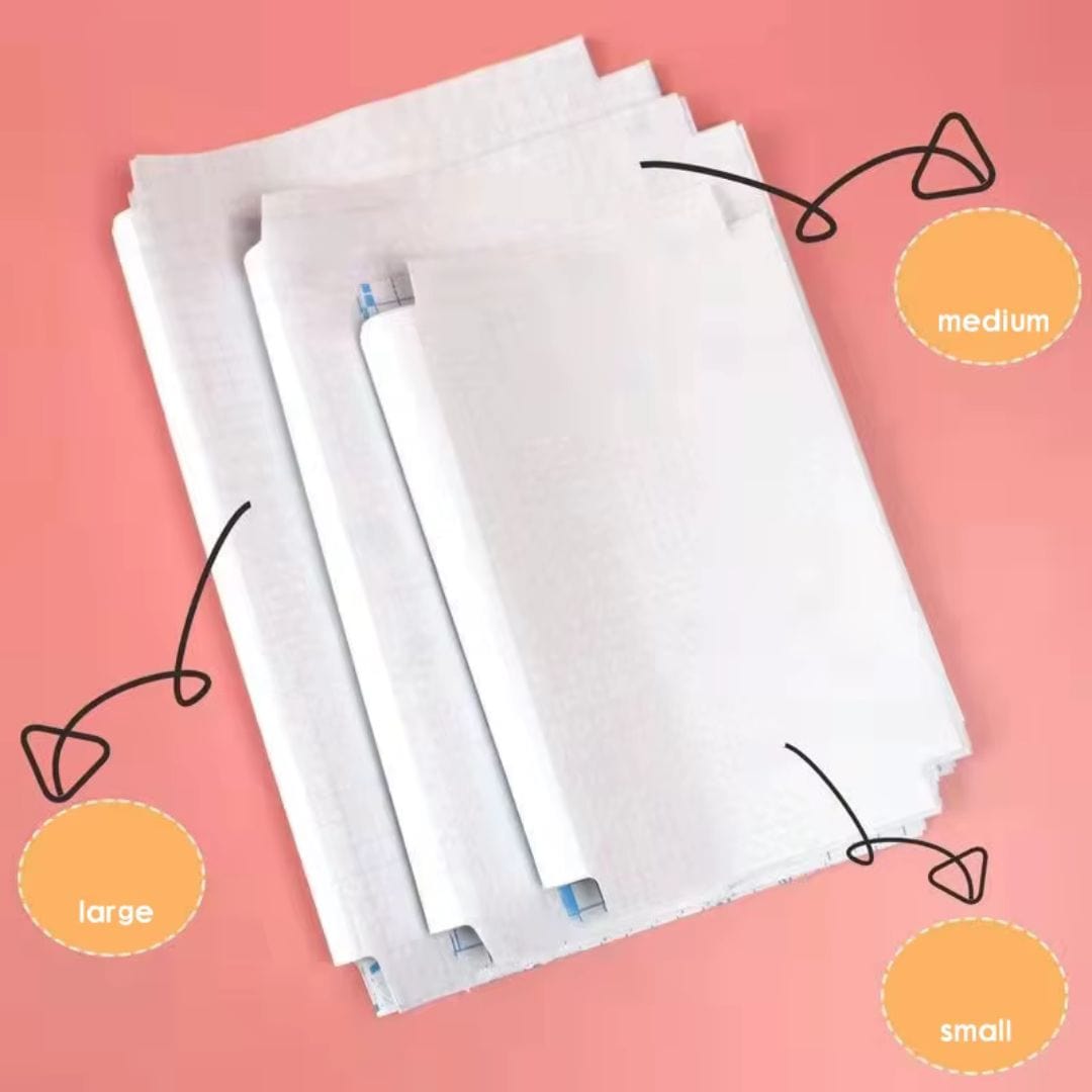 Self Adhesive Transparent Book Cover (10 PCs)