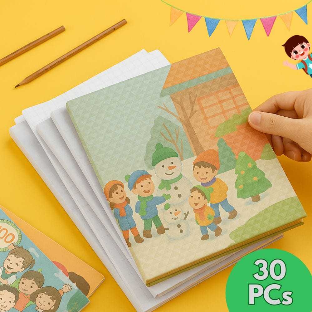 Self Adhesive Transparent Book Cover (Pack Of 30)