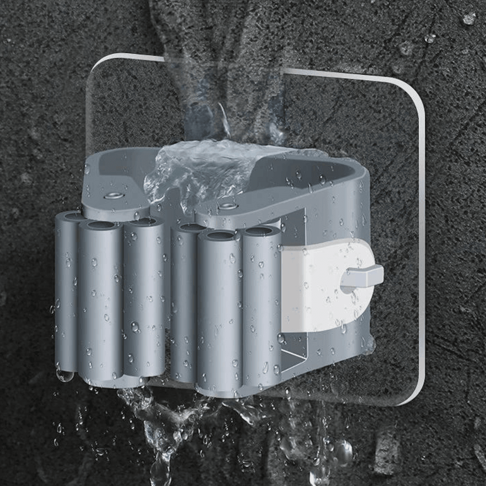 No Drill Broom Mop Holder (Pack Of 6)