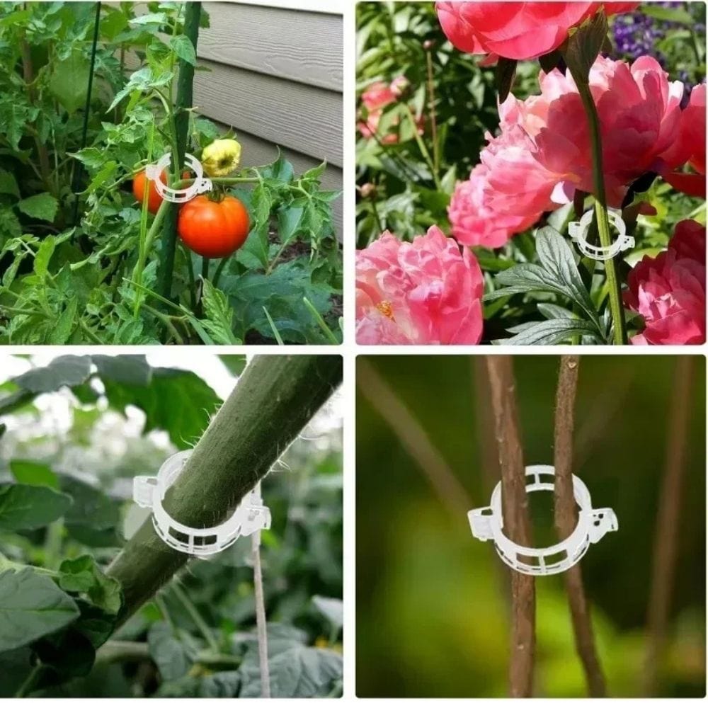 PlantGripz™ – Reusable Smart Clips for Plant Support (Buy 100 Get 100 Free)