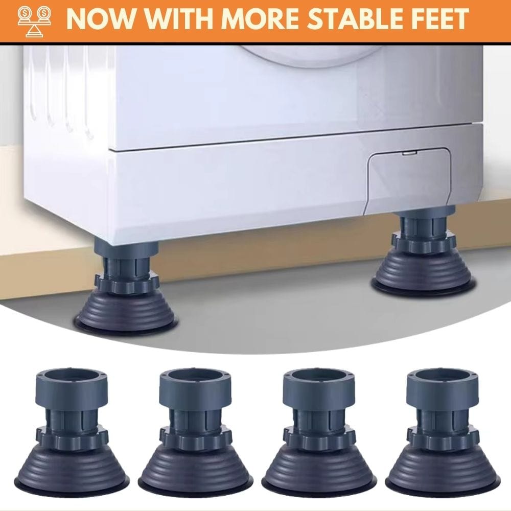 New Big Feet Adjustable Height Appliances FootPads (Pack Of 4)