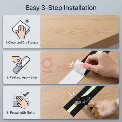GlowGrip Anti-Slip Saftey Strips Tape (45 CM X 5 Meter)