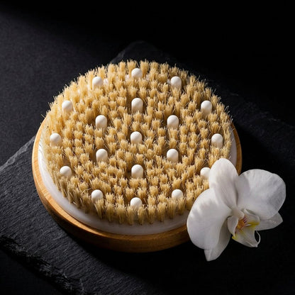 GlowRitual™ Wooden Body Scrub Brush