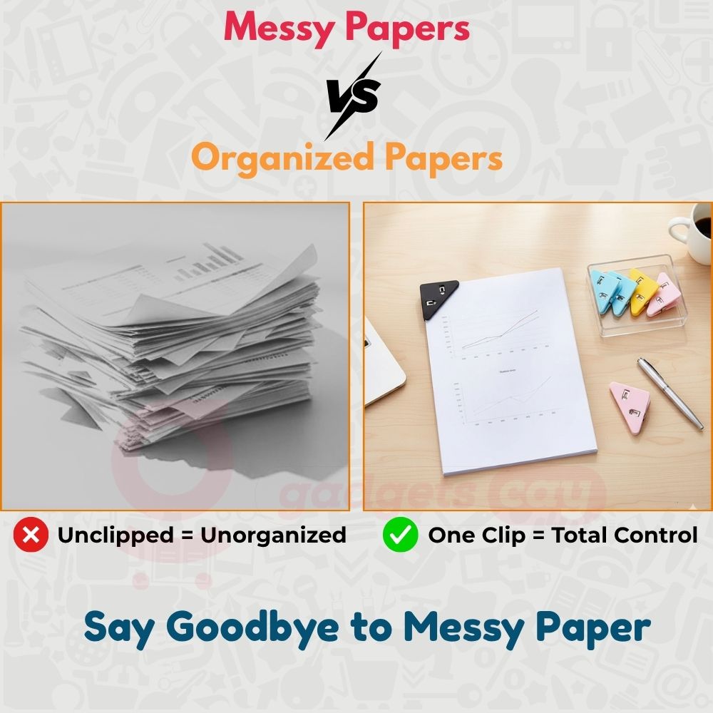 OrgaClip™ Office Edge Clip Organizer (Buy 10 Get 10 Clips Free)