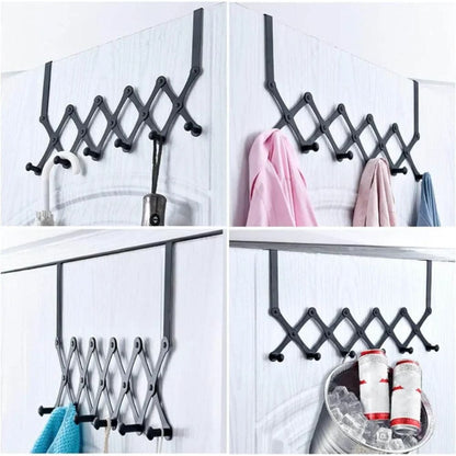 Foldable Utility Stainless Steel Door Hanger
