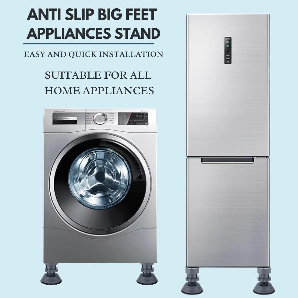 New Big Feet Adjustable Height Appliances FootPads (Pack Of 4)