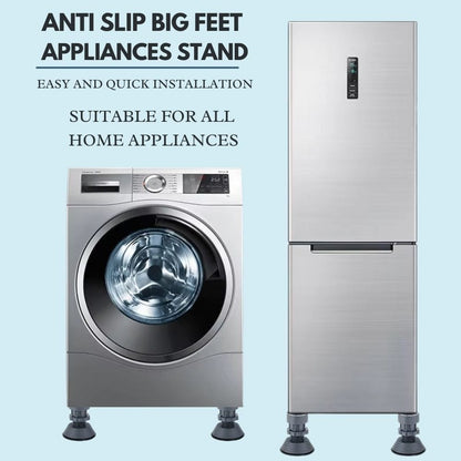 New Big Feet Adjustable Height Appliances FootPads (Pack Of 4)