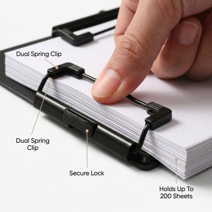 DocuFlex™ 360° A4 Organizer Pad File Folder (Dual Clip)