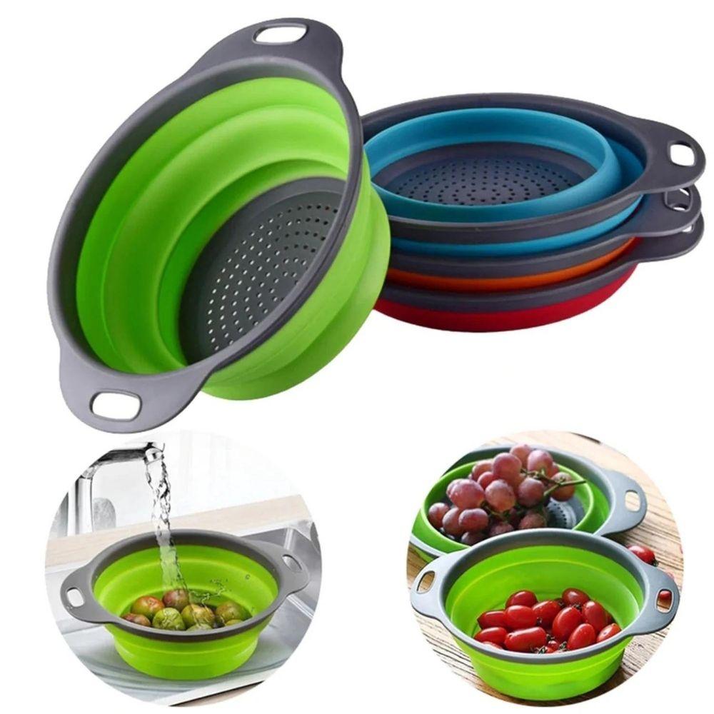 Kitchen Combo (Dough Wishker +Silicone Strainer+Stainless Steel Straws+ Jar Shaped Pouch)