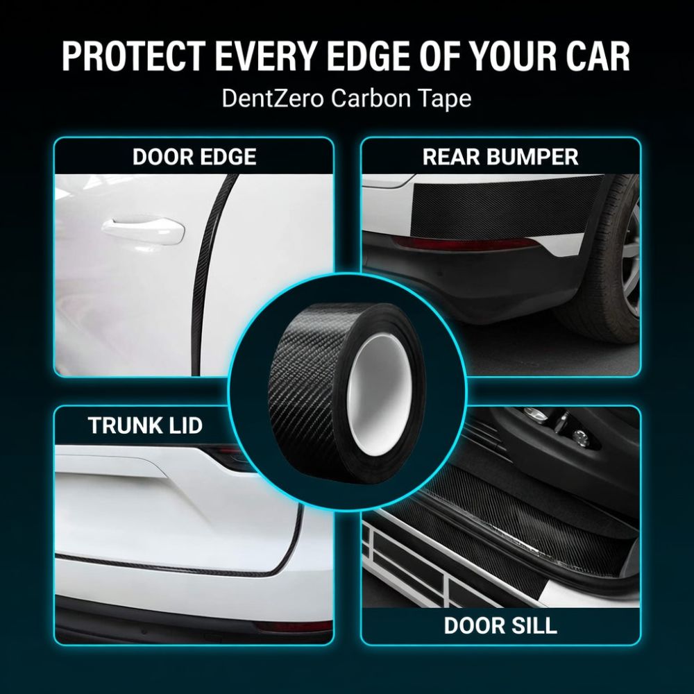 DentZero Car Carbon Tape (Buy 1 Get 1 Free)