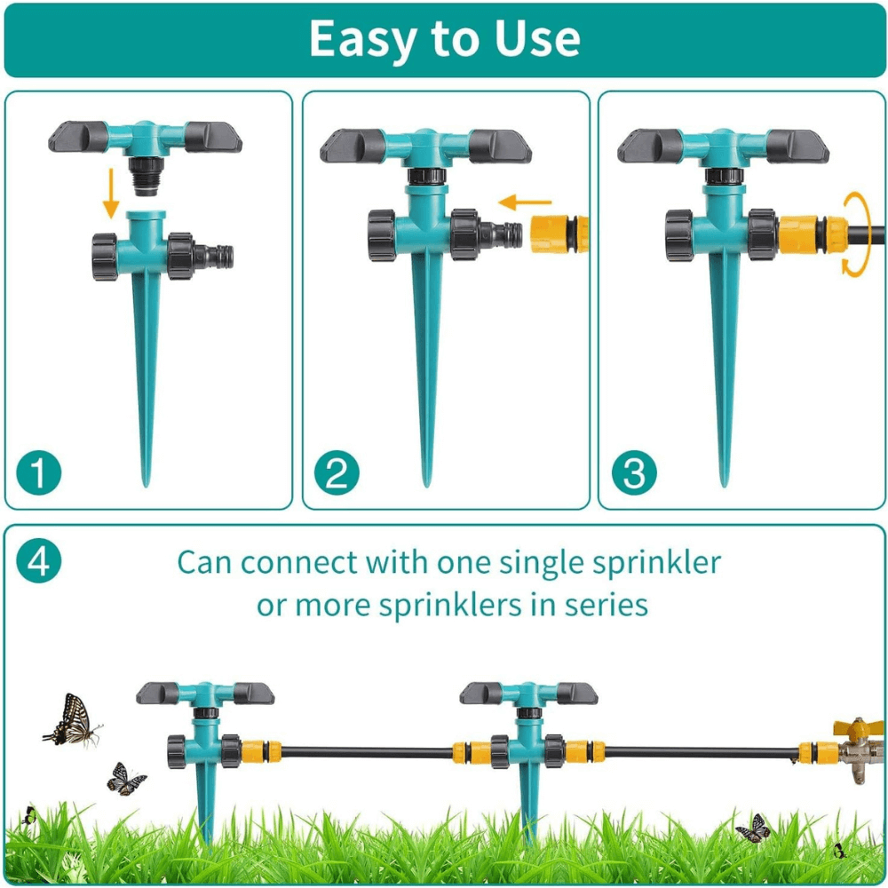 Automatic 360 Degree Rotating Arm Sprinkle