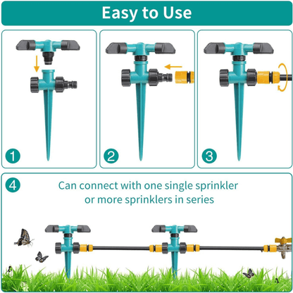 Automatic 360 Degree Rotating Arm Sprinkle