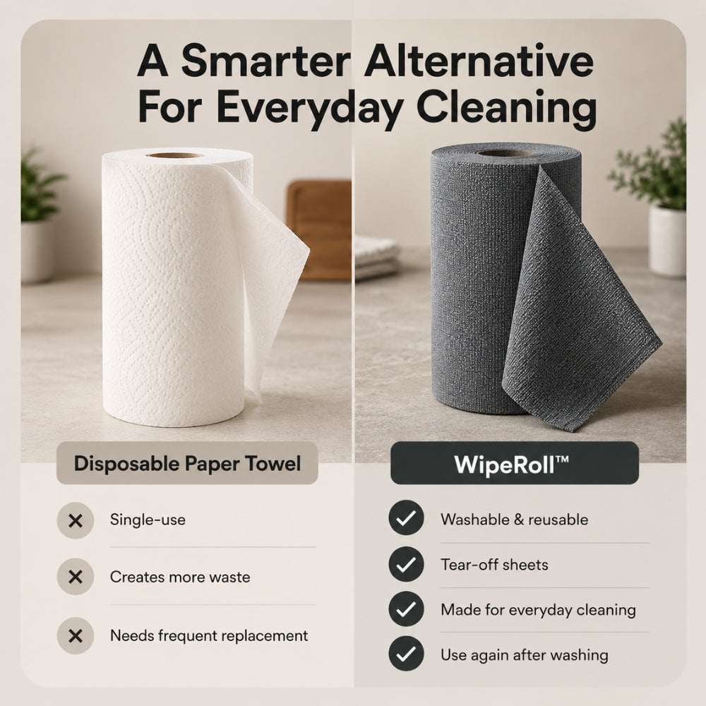 WipeRoll Reusable Cleaning Cloth | 4000 Times Washable | Buy 1 Get 1 Free