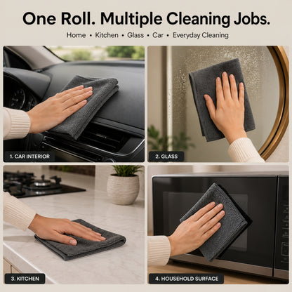 WipeRoll Reusable Cleaning Cloth | 4000 Times Washable | Buy 1 Get 1 Free