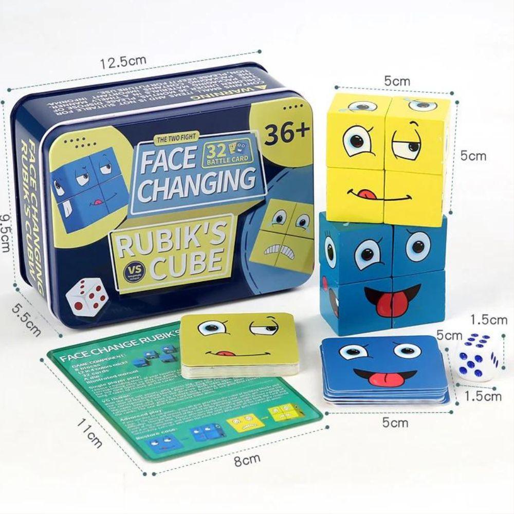 Crazy Puzzle Game For Kids ( 16 Blocks + 72 Playing Cards)