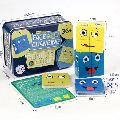 Crazy Puzzle Game For Kids ( 16 Blocks + 72 Playing Cards)