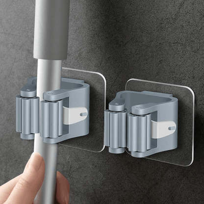 No Drill Broom Mop Holder (Pack Of 6)