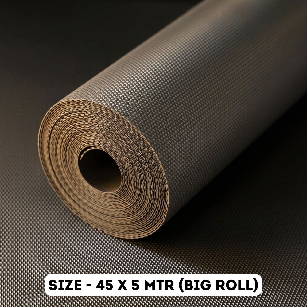 Anti Slip Shelf Saver Mat |45 Cm X 5 Meter| Big Roll | Plain Design