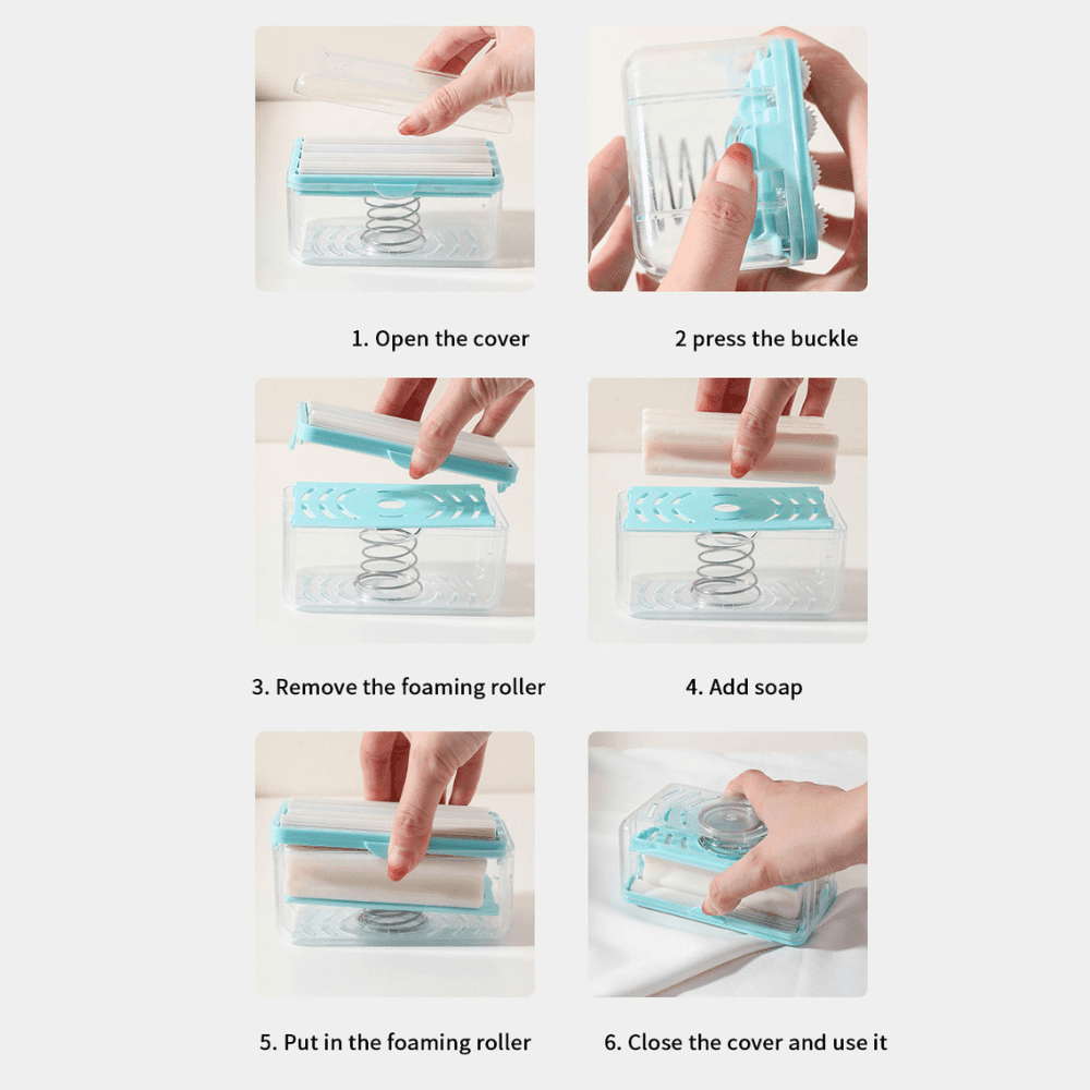 Multifunctional Soap Dispenser With Soap Roller Gadget