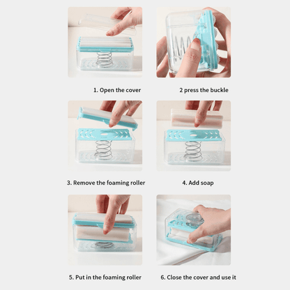 Multifunctional Soap Dispenser With Soap Roller Gadget