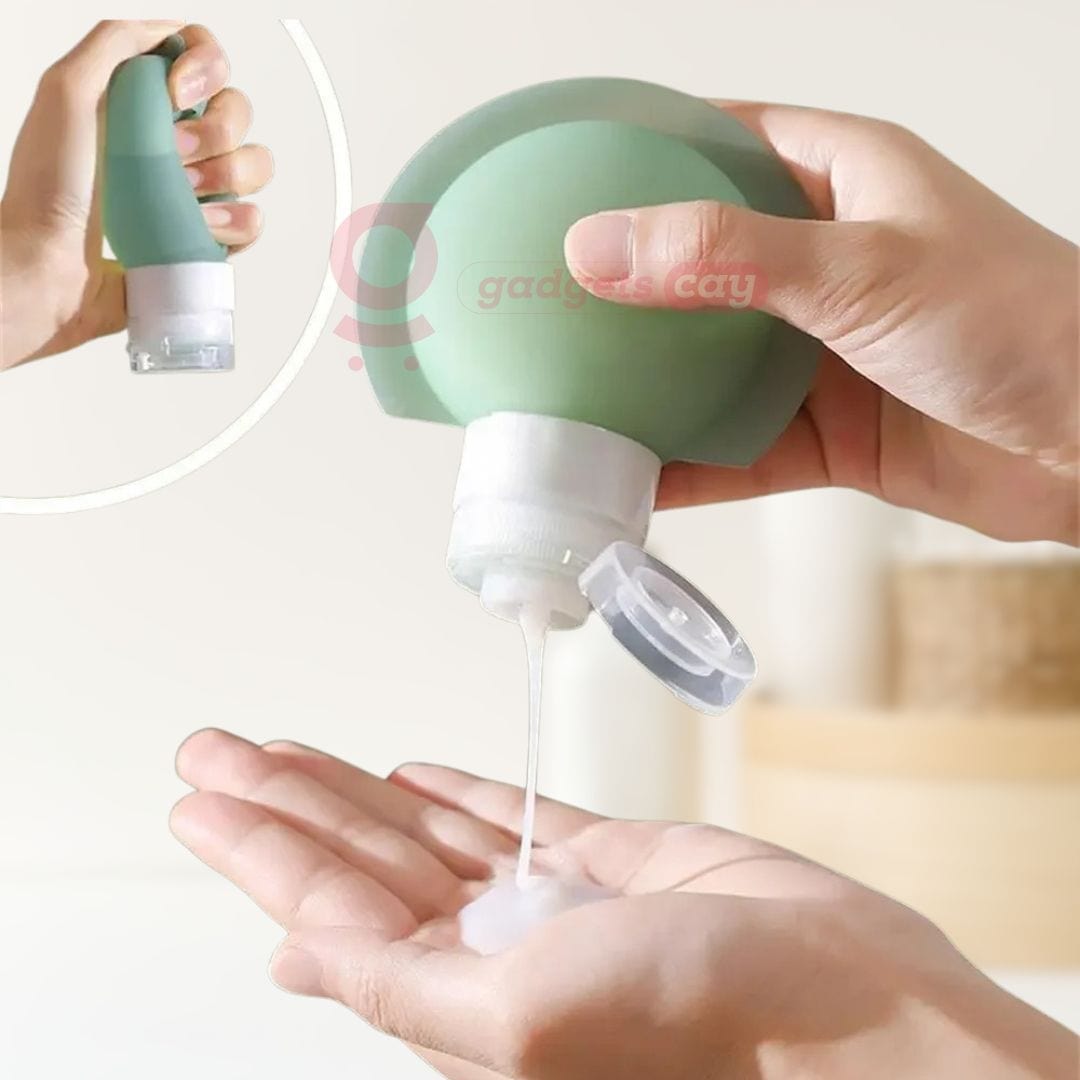 SquiGo™ Reusable Silicone Reusable Travel Tubes (Buy 3 Get 3 Free)