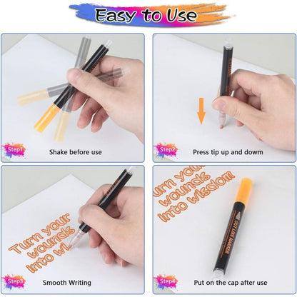 Magic GlowEdge Marker Pen (12 Pens Set)