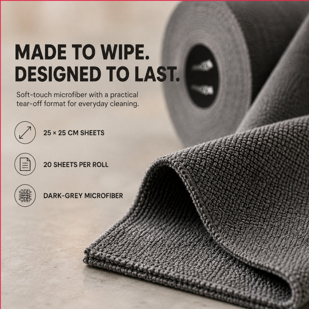 WipeRoll Reusable Cleaning Cloth | 4000 Times Washable | Buy 1 Get 1 Free