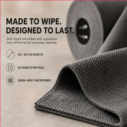 WipeRoll Reusable Cleaning Cloth | 4000 Times Washable | Buy 1 Get 1 Free